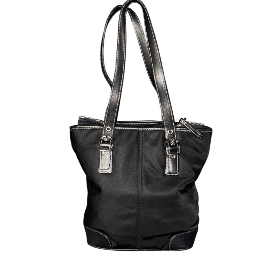 Black Women’s Tote Bag with Double Shoulder Straps